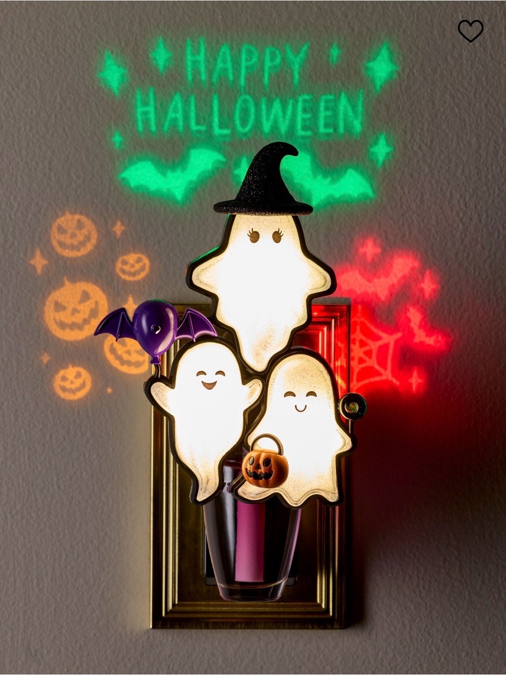 Bath and Body Works Ghoul Friends Projector Wallflower Nightlight Plug NWT